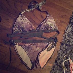 Camouflage bathing suits